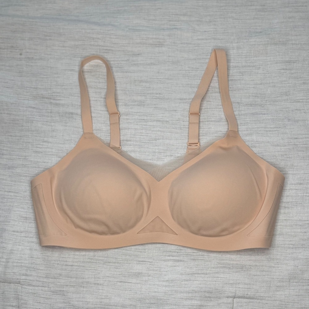 Honeylove Womens Medium Blush Crossover Bra LWBR0308B Wireless Seamless Support